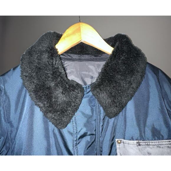 RefrigiWear Extreme Cold Work Coat – Durable Workwear Insulated -Navy Blue -Sz L - Picture 6 of 16